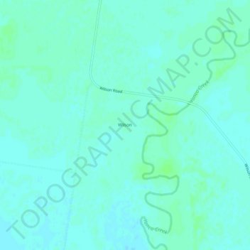 Wilson topographic map, elevation, terrain