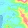 Langkema topographic map, elevation, terrain