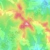 Le Grand Puyconnieux topographic map, elevation, terrain