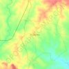 Gharghoda topographic map, elevation, terrain