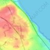 Borewell topographic map, elevation, terrain