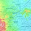 Atizapán de Zaragoza topographic map, elevation, terrain