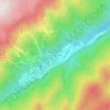 Friday Flat Camp topographic map, elevation, terrain