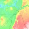 Hurricane topographic map, elevation, terrain