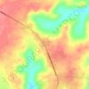 Logbara topographic map, elevation, terrain