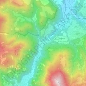 Balisio topographic map, elevation, terrain