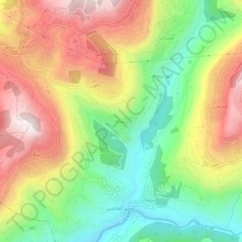 Rimhala topographic map, elevation, terrain