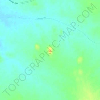 Gallery Hill topographic map, elevation, terrain