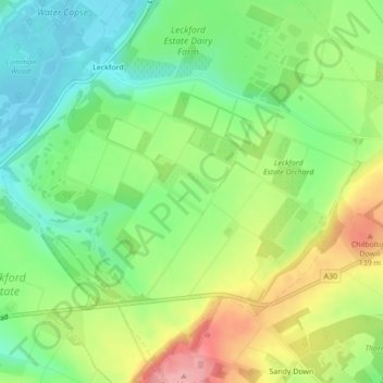 L24 topographic map, elevation, terrain