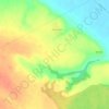 East European Plain topographic map, elevation, terrain
