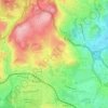 São Brás topographic map, elevation, terrain