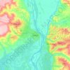 Asaba topographic map, elevation, terrain