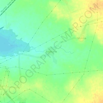 Banbana topographic map, elevation, terrain