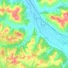 Ulignano topographic map, elevation, terrain