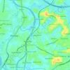 Hunupitiya North topographic map, elevation, terrain