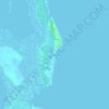Waterlily topographic map, elevation, terrain