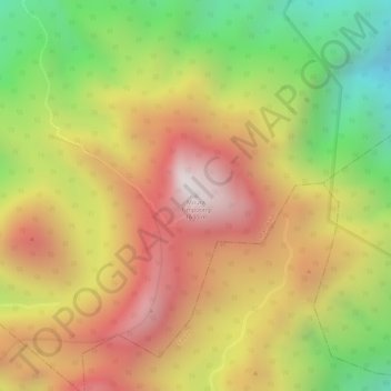 Mount Timpoong topographic map, elevation, terrain