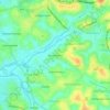 Niwanthidiya topographic map, elevation, terrain