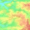 La Huperie topographic map, elevation, terrain