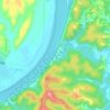 Pond Creek topographic map, elevation, terrain