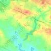 Caudrec topographic map, elevation, terrain