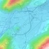 Matten topographic map, elevation, terrain