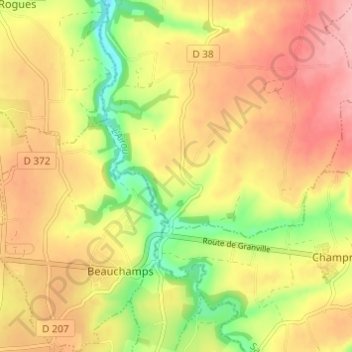 L'Hôtel Navet topographic map, elevation, terrain