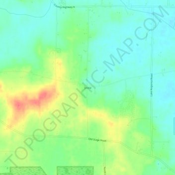 Stone topographic map, elevation, terrain