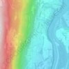 Mieugy topographic map, elevation, terrain