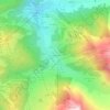 Les Converses topographic map, elevation, terrain