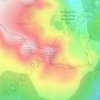Locomotive Mountain topographic map, elevation, terrain