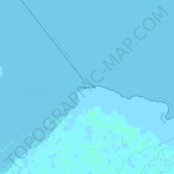 long Point topographic map, elevation, terrain