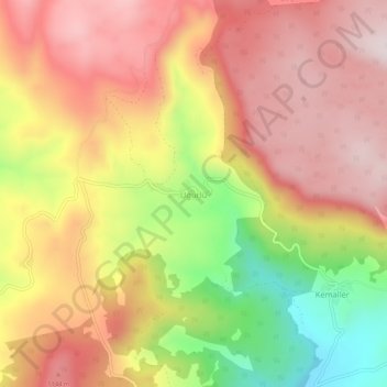 Uğurlu topographic map, elevation, terrain