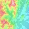 Хребет нурали topographic map, elevation, terrain