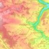 Großziegenfeld topographic map, elevation, terrain
