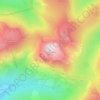 Great Gable topographic map, elevation, terrain