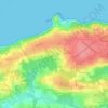 Hellen topographic map, elevation, terrain