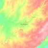 Bandiagara topographic map, elevation, terrain