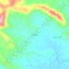 Hosakote topographic map, elevation, terrain