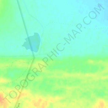 Rhenosterkop topographic map, elevation, terrain