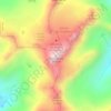 Rosablanche topographic map, elevation, terrain