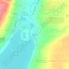 Gregoryville topographic map, elevation, terrain