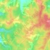 Saint-Denis topographic map, elevation, terrain