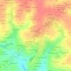 La Cour Sevin topographic map, elevation, terrain