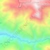 Duchun topographic map, elevation, terrain