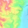Candigumon topographic map, elevation, terrain