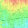 Purwokerto Kulon topographic map, elevation, terrain