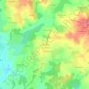 Le Petit Charrat topographic map, elevation, terrain