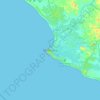 Monrovia topographic map, elevation, terrain