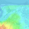 Merville topographic map, elevation, terrain